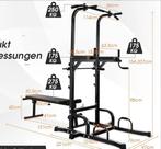 Power Tower Optrekstang met Bank, Sport en Fitness, Ophalen, Zo goed als nieuw, Armen, Oprekstang