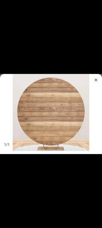Ronde backdrop doek hout
100 cm
 beschikbaar voor biedingen