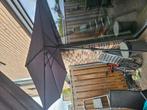 Balkonparasol Avignon – grijs – Ø140245 cm, Ophalen, Zo goed als nieuw, 1 tot 2 meter, Overige typen
