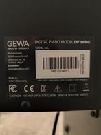 Digitale piano DP 300 G met zwarte bank en een koptelefoon, Ophalen, Zwart, Digitaal, Zo goed als nieuw