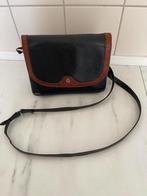 Castelijn & Beerens Tas Vintage Zwart Cognac, Sieraden, Tassen en Uiterlijk, Ophalen of Verzenden, Gebruikt, Bruin, Schoudertasje