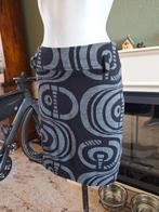 Sandro Ferrone grijs zwarte rok IT42 NL 38 gratis verz in NL, Kleding | Dames, Rokken, Maat 38/40 (M), Verzenden, Zwart, Sandro Ferrone