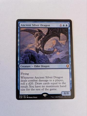Ancient Silver Dragon MTG "Proxy" beschikbaar voor biedingen