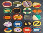 Lot oval patches, Verzamelen, Ophalen of Verzenden, Landmacht, Nederland, Embleem of Badge