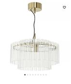 Moderne glazen kroonluchter, Ophalen, Nieuw, Glas