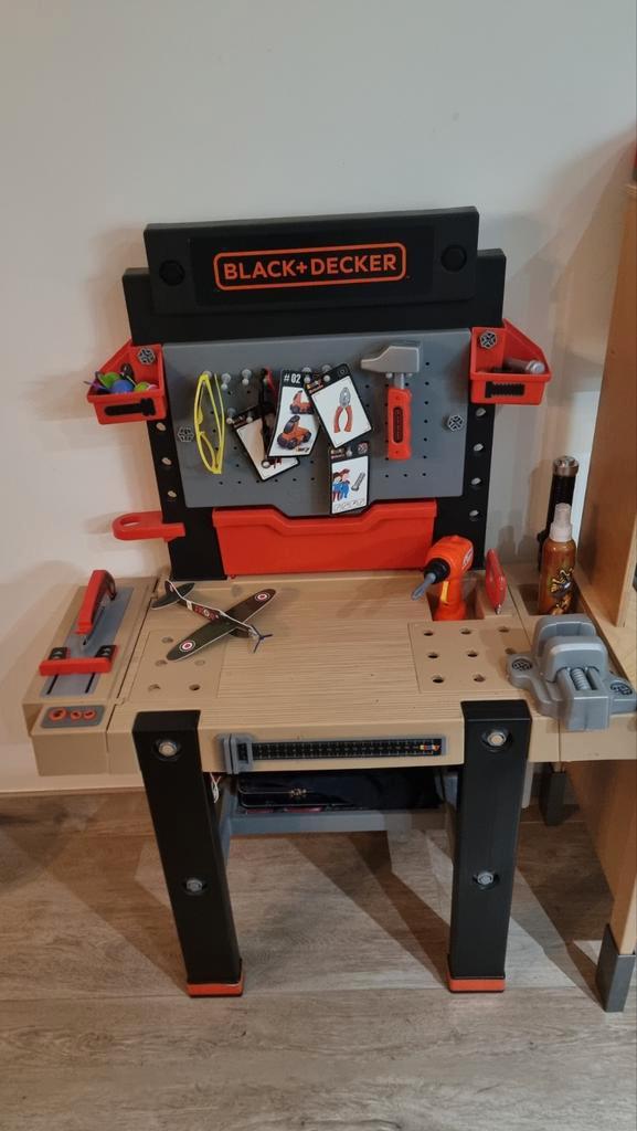 Black+Decker Werkbank - Speelgoed, Kinderen en Baby's, Speelgoed | Speeltafels, Zo goed als nieuw, Ophalen