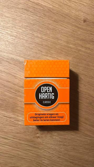 Openhartig classic spel beschikbaar voor biedingen