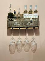 Riviera Maison wijnrek, Ophalen, Zo goed als nieuw, Minder dan 50 cm