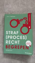 J.H.J. Verbaan - Straf(proces)recht begrepen, Boeken, Verzenden, Zo goed als nieuw, J.H.J. Verbaan