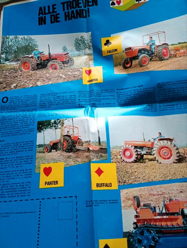 Same Tractoren - Verkoopposter 1974, Boeken, Techniek, Gelezen, Ophalen of Verzenden