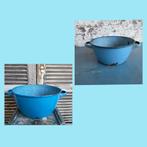 2 franse brocante emaille pannen/schalen/ allegonda, Antiek en Kunst, Antiek | Emaille, Ophalen of Verzenden