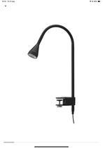 Navlinge klemspot Ikea zwart, Huis en Inrichting, Lampen | Spots, Ophalen, Zo goed als nieuw