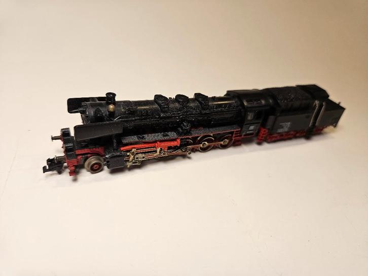 N-spoor Fleischmann Piccolo 7175 Stoomlok + tender, Hobby en Vrije tijd, Modeltreinen | N-Spoor, Zo goed als nieuw, Locomotief