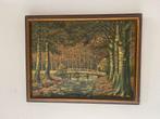 Olieverf 1938 Ockenburg Loosduinen H.W. Kaspers AFM 35x45cm, Ophalen of Verzenden