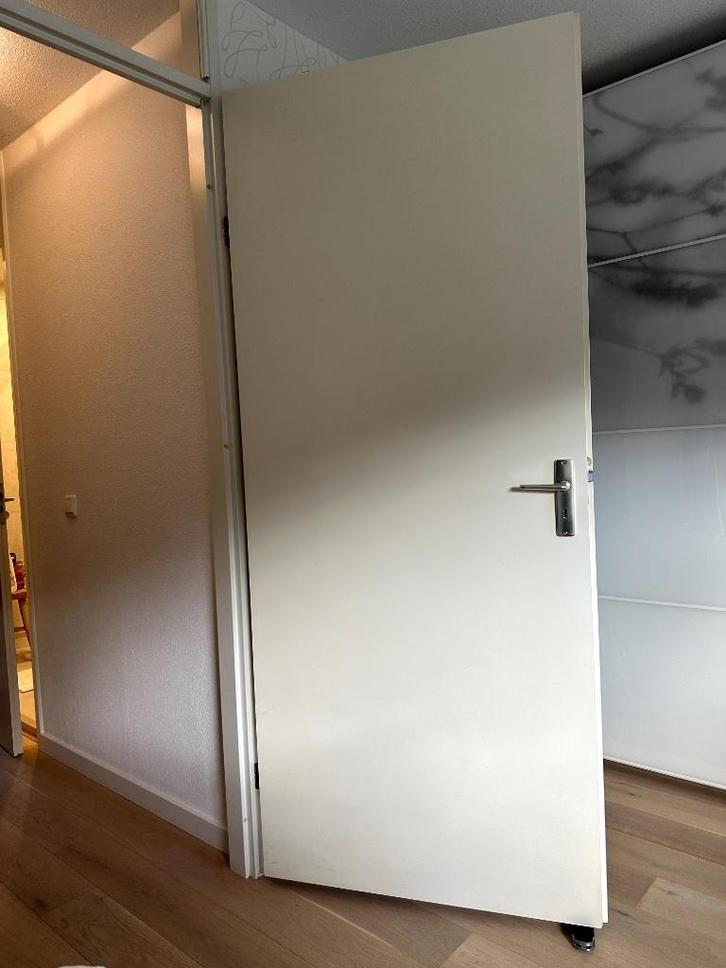 Opdek Binnendeuren Swedex, Doe-het-zelf en Verbouw, Deuren en Horren, Gebruikt, Binnendeur, 200 tot 215 cm, 80 tot 100 cm, Hout