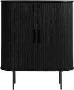 Philou Opbergkast zwart, Huis en Inrichting, Kasten | Dressoirs, Ophalen, 100 tot 150 cm, Eikenhout, Nieuw