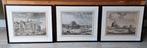 Oude Prenten Amsterdam - Set van 3, Antiek en Kunst, Ophalen of Verzenden