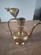 Antieke messing theepot / waterkan, Ophalen of Verzenden, Brons