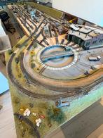 Modeltrein baan H0 spoor zie fotos, Hobby en Vrije tijd, Modeltreinen | H0, Gebruikt, Gelijkstroom, Overige typen, Analoog