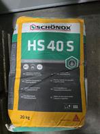 3 zakken Schönox HS40 S Reparatiemortel, Ophalen, Nieuw