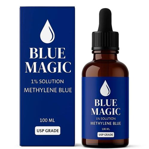 Methylene Blue USP - 100ml - Blue Magic (methyleenblauw), Sport en Fitness, Gezondheidsproducten en Wellness, Nieuw, Ophalen of Verzenden