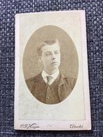 CDV, Jongeman, C.G. Hisgen, Utrecht, Carte de Visite, Ophalen of Verzenden, Voor 1940, Gebruikt, Foto