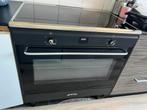 SMEG inductie fornuis 5 pits met oven, Ophalen, Zwart, 50 tot 100 cm, Zo goed als nieuw