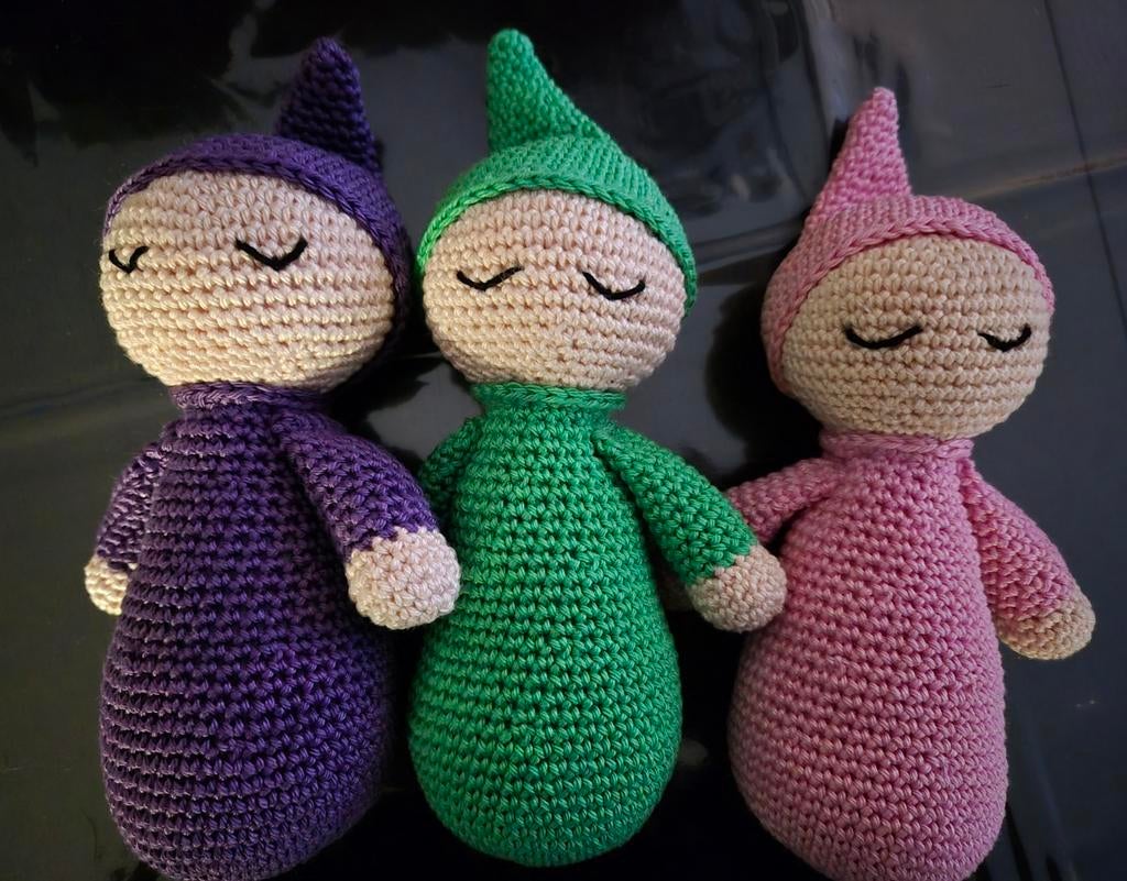 Gehaakte slaapknuffelpopjes, Ophalen of Verzenden, Nieuw, Overige typen