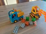 Duplo Rupsband graafmachine 10812, Ophalen of Verzenden, Zo goed als nieuw, Complete set, Duplo