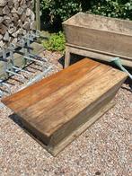 Brocante houten bakkerstrog met deksel, Antiek en Kunst, Ophalen