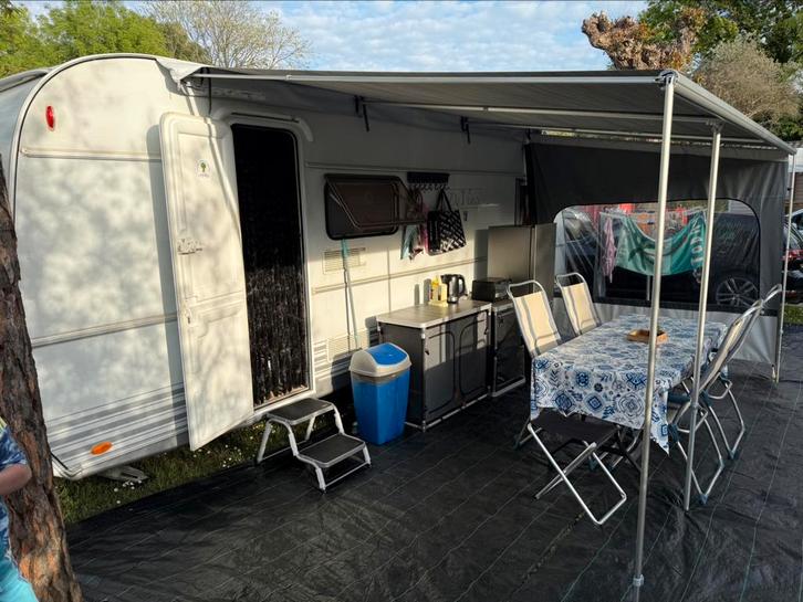 5 persoons gezins caravan aan het gardameer te huur, Caravans en Kamperen, Verhuur