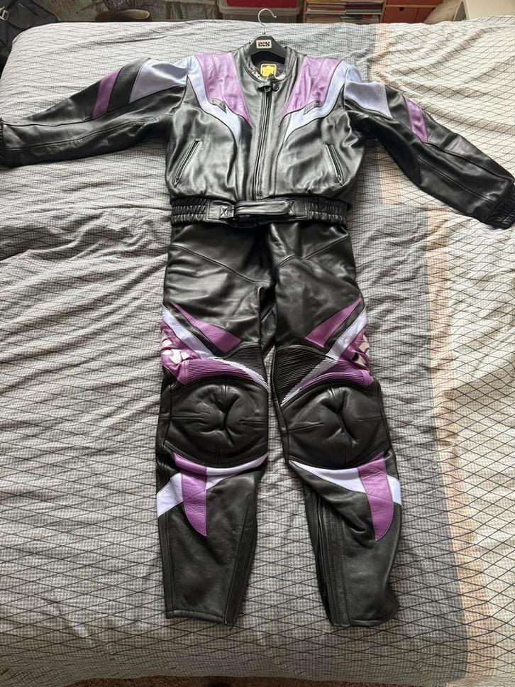Leren combi motorpak, merk IXS, Motoren, Kleding | Motorkleding, Combipak, Heren, Tweedehands, Ophalen