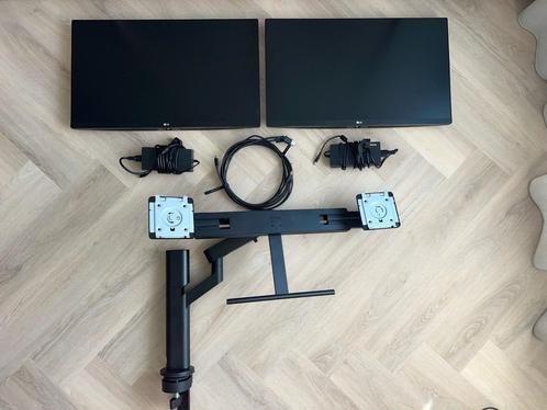 LG 27-inch QHD Monitor Ergo Dual met Daisy Chain - 27QP88D-B, Computers en Software, Monitoren, Zo goed als nieuw, 60 Hz of minder