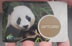 Giftcard ouwehands dierenpark, Tickets en Kaartjes, Overige soorten, Overige typen, Drie personen of meer