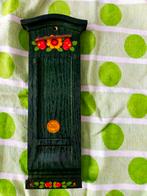 EMSA GROEN NOTITIE ROL HOUDER VINTAGE RETRO 60 70 BLOEMEN, Ophalen of Verzenden, Huis en Inrichting