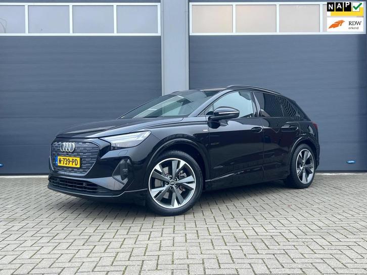 Audi Q4 e-tron 40 Launch edition S Competition 77 kWh, Auto's, Audi, Bedrijf, Te koop, Q4 e-tron, ABS, Achteruitrijcamera, Adaptive Cruise Control