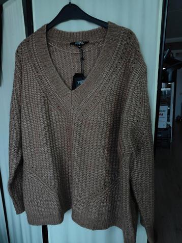 Prachtige camel kleur trui xxxl grof breisel casual boho beschikbaar voor biedingen