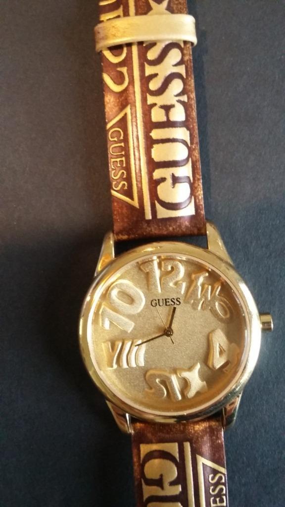 Prachtig horloge van het merk Guess, Sieraden, Tassen en Uiterlijk, Horloges | Dames, Zo goed als nieuw, Polshorloge, Guess, Staal