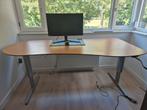 Bureau verstelbaar 2 meter, Huis en Inrichting, Bureaus, Ophalen, Zo goed als nieuw