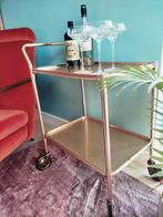 Vintage Woodmet Trolley - Great Gatsby Stijl, Ophalen, Rechthoekig, 50 tot 100 cm, 50 tot 100 cm