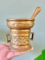 Vintage messing vijzel, Antiek en Kunst, Antiek | Koper en Brons, Ophalen of Verzenden