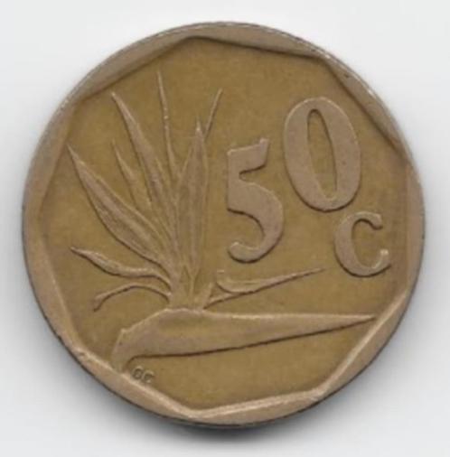 Zuid-Afrika 50 cents 1994 KM# 137, Postzegels en Munten, Munten | Afrika, Losse munt, Zuid-Afrika, Verzenden