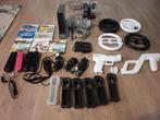 Wii set met 4 motion plus controllers, Spelcomputers en Games, Spelcomputers | Nintendo Wii, Ophalen of Verzenden, Gebruikt