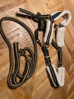 Zwart halster met touw, Dieren en Toebehoren, Ophalen of Verzenden, Zo goed als nieuw, Overige soorten