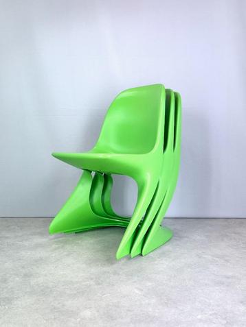 4 stoelen Casalino Alexander Begge Casala space age groen beschikbaar voor biedingen