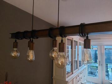 Industriële Hanglamp - 1 meter breed beschikbaar voor biedingen