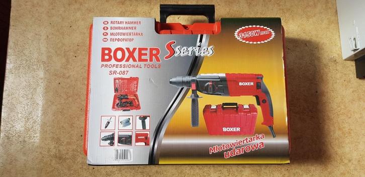 Boxer Boorhamer 3150W SDS+ - Softgrip - 4000 Slagen, Doe-het-zelf en Verbouw, Gereedschap | Boormachines, Nieuw, Boor- en/of Breekhamer
