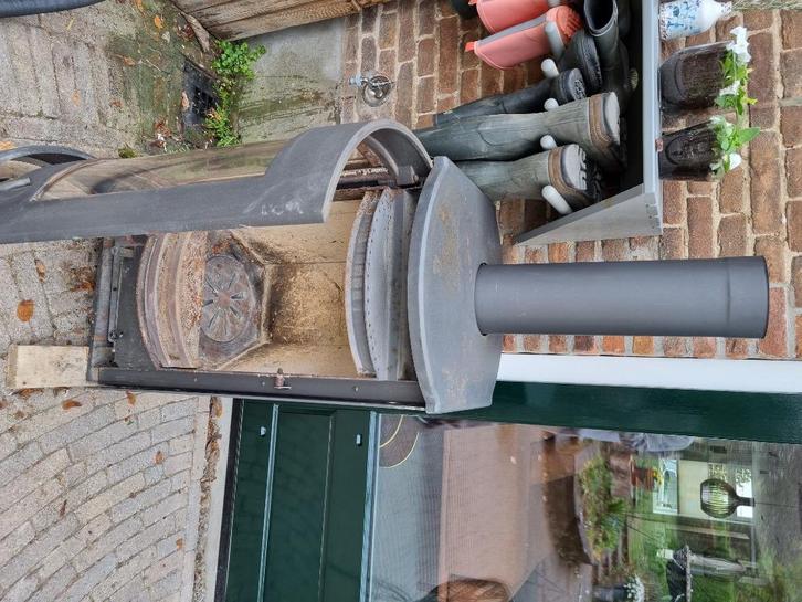 Houtkachel met hout, Huis en Inrichting, Kachels, Gebruikt, Vrijstaand, Houtkachel, Hout, Ophalen