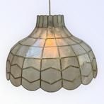 Tiffany parelmoer Capiz  hanglamp Midcentury, Ophalen, Gebruikt, Huysmans, Huysmans