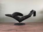 Zwarte leren Jori symphony relax fauteuil / relax stoel, Huis en Inrichting, Ophalen, Minder dan 75 cm, Nvt, Nvt